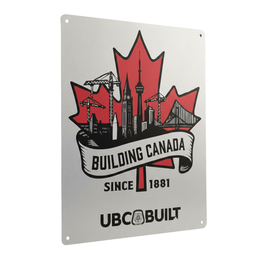 8" x 12" Embossed Aluminum Metal Sign